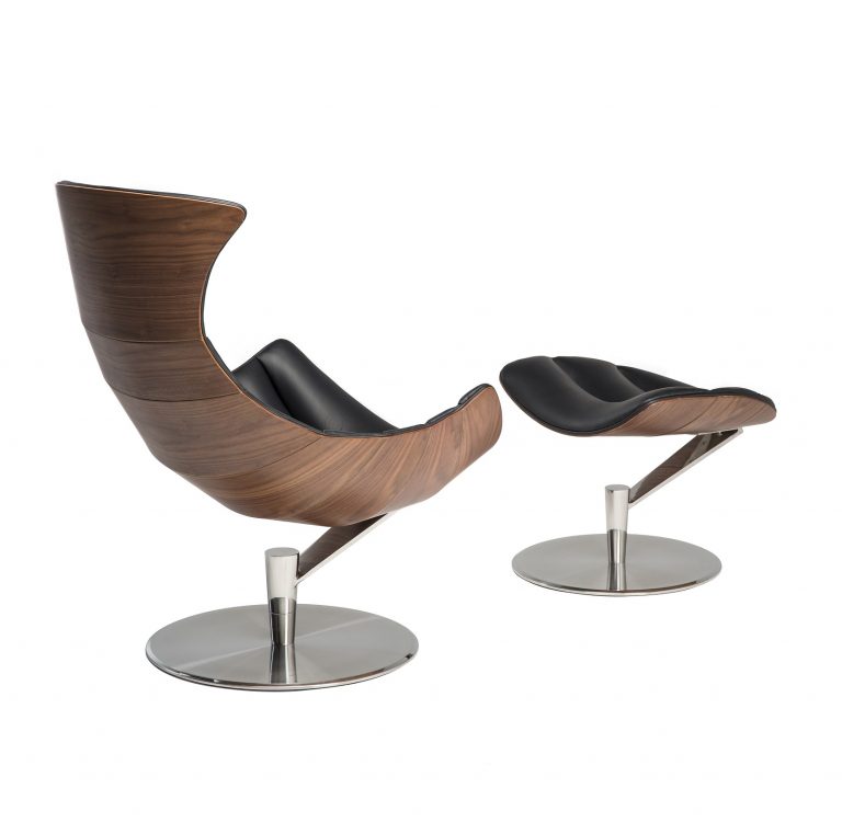 designerski fotel z podnozkiem sydney ideal design